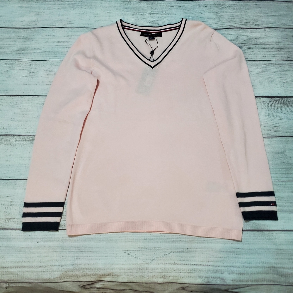 Tommy Hilfiger Knit V-Neck Pullover Sweater